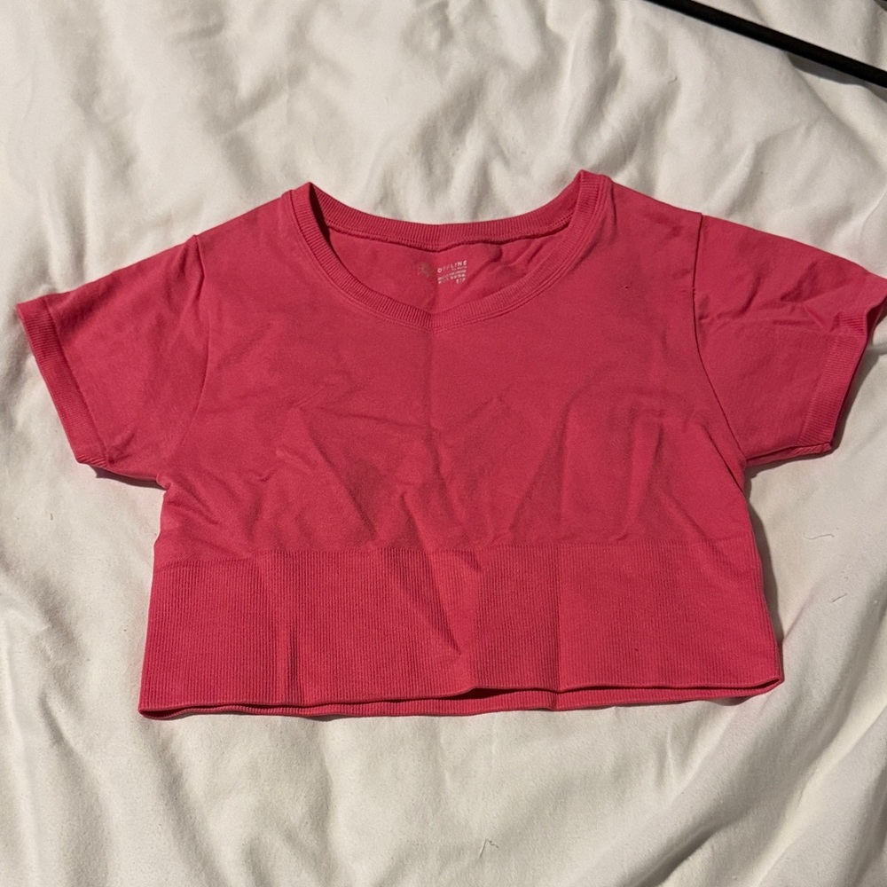 Pink Crop Top